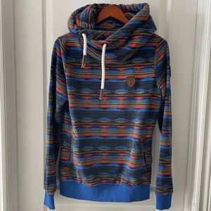Artemis Nebula Blue Wanakome Hoodie - M EUC